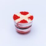 كوب موس صائم المخمل الأحمر