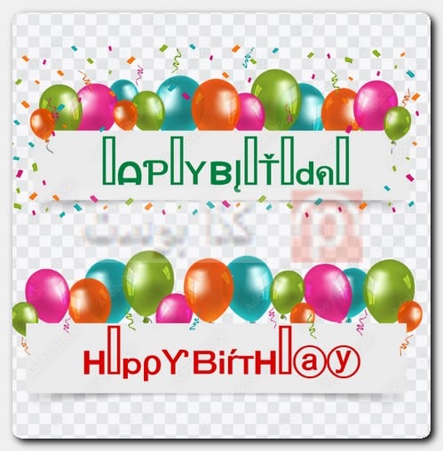 صور هابي بيرث دي مزخرف بالإنجليزي صور هابي بيرث دي مزخرف بالإنجليزي