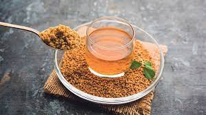 ماء الورد وبذور الحلبة