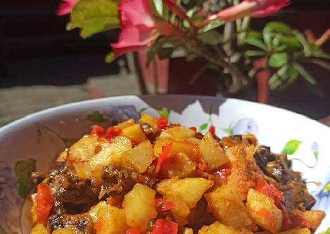 طريقة عمل القوانص بالبطاطس