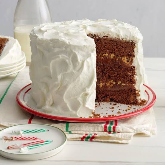 طريقة تزيين الكيك بالكريم شانتيه